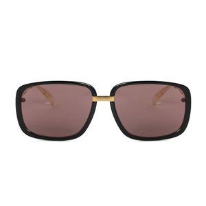 Gucci Black/Brown Rectangular Sunglasses